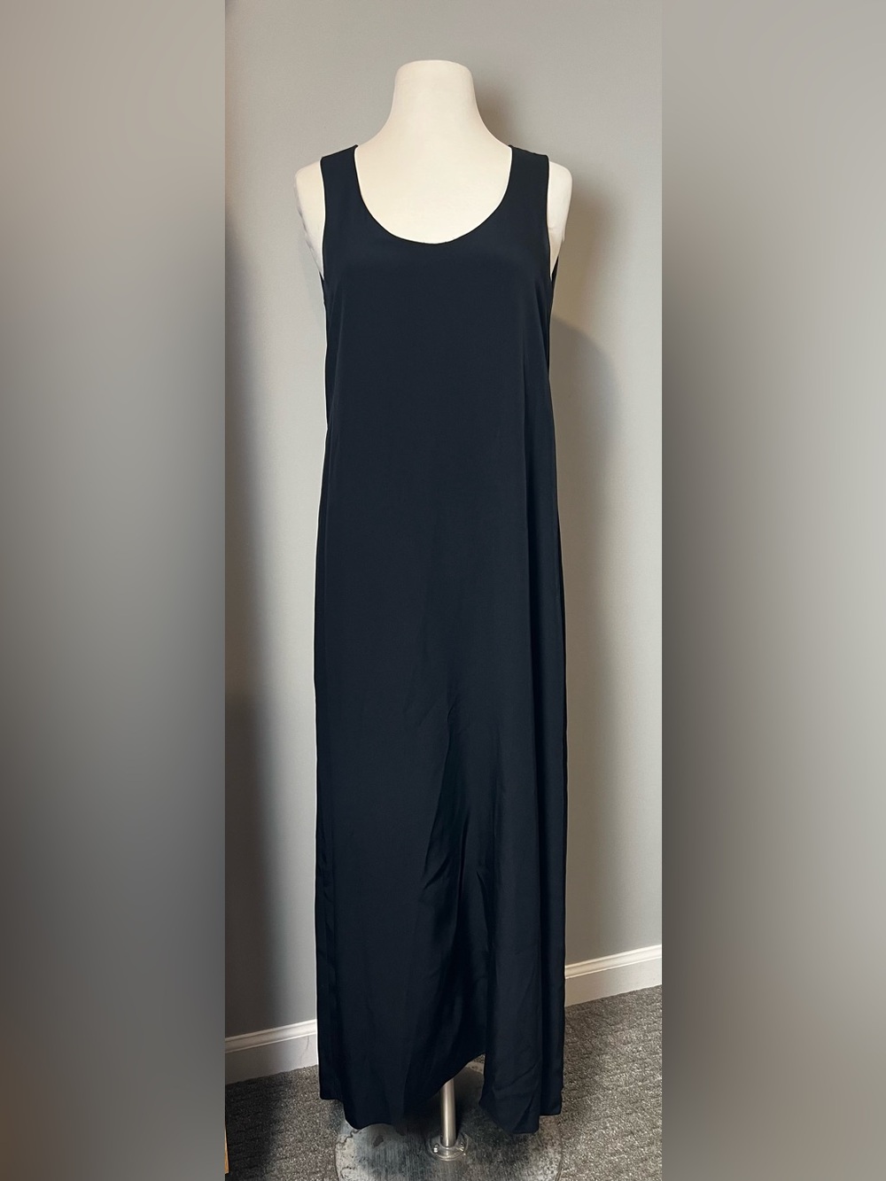 TIBI- Classic Scoop Neck Sleeveless Maxi